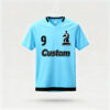 Blue factory direct sales team football suit set sports shirt European Cup fan breathable quick drying training suit team uniform