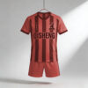 5/26 Football Uniforms Set Soccer Jersey Thailand Quality Team Black and RED Color Blocking Soccer Shirts Maillot T-shirt